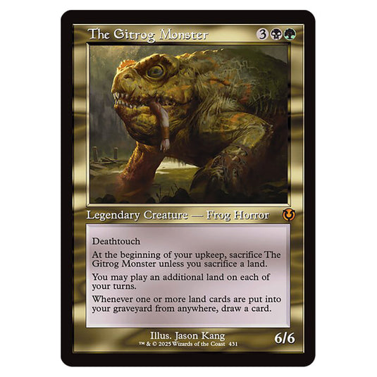The Gitrog Monster 431 card from the Magic The Gathering set Innistrad Remastered