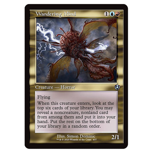 Wandering Mind 437 card from the Magic The Gathering set Innistrad Remastered
