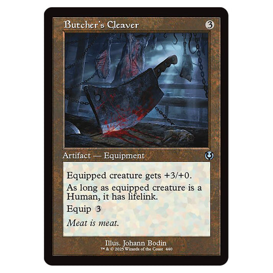 Butcher's Cleaver 440 card from the Magic The Gathering set Innistrad Remastered