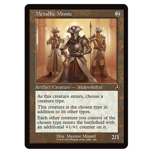 Metallic Mimic 445 card from the Magic The Gathering set Innistrad Remastered