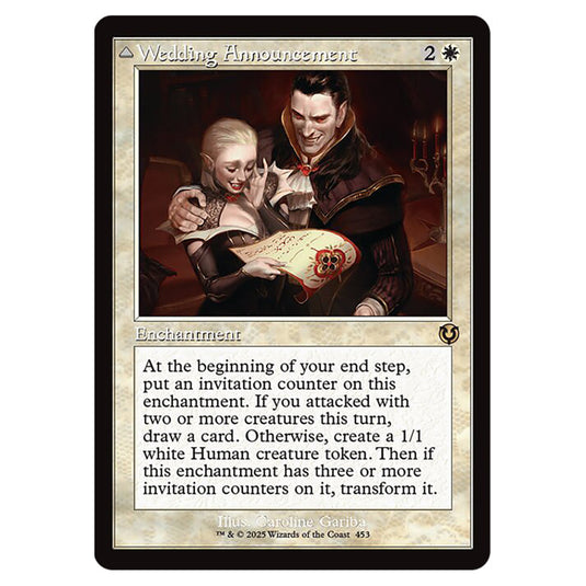 Wedding Announcement // Wedding Festivity 453 card from the Magic The Gathering set Innistrad Remastered