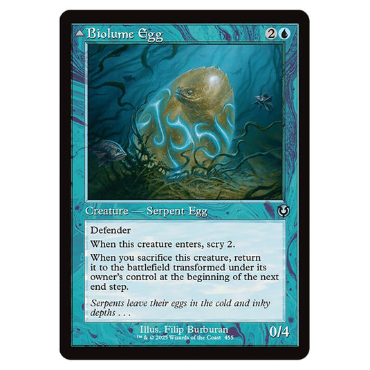 Biolume Egg // Biolume Serpent 455 card from the Magic The Gathering set Innistrad Remastered