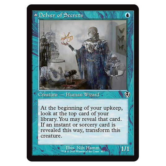 Delver of Secrets // Insectile Aberration 457 card from the Magic The Gathering set Innistrad Remastered