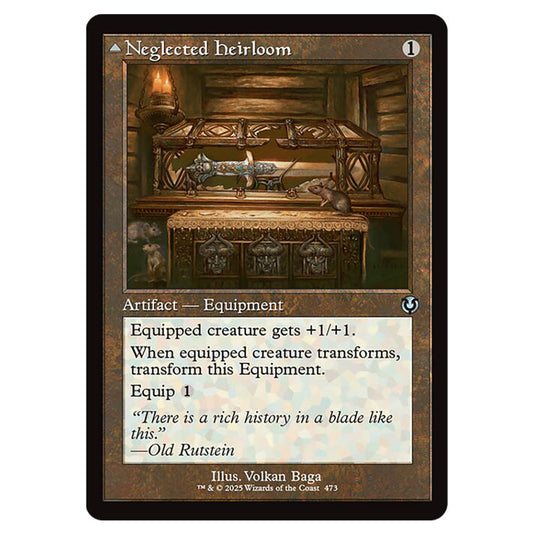 Neglected Heirloom // Ashmouth Blade 473 card from the Magic The Gathering set Innistrad Remastered
