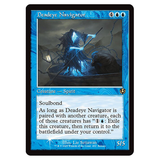 Deadeye Navigator 492 card from the Magic The Gathering set Innistrad Remastered