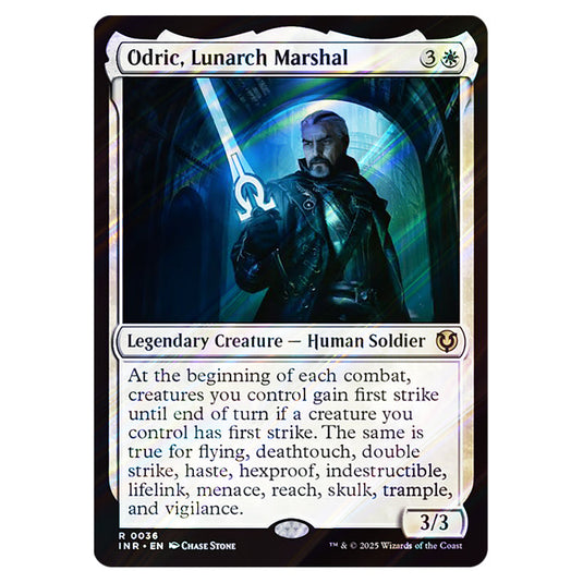 Odric, Lunarch Marshal 036 card from the Magic The Gathering set Innistrad Remastered