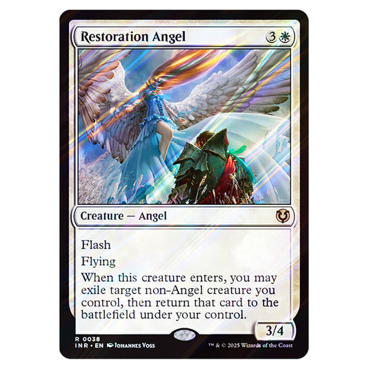 Restoration Angel 038 card from the Magic The Gathering set Innistrad Remastered