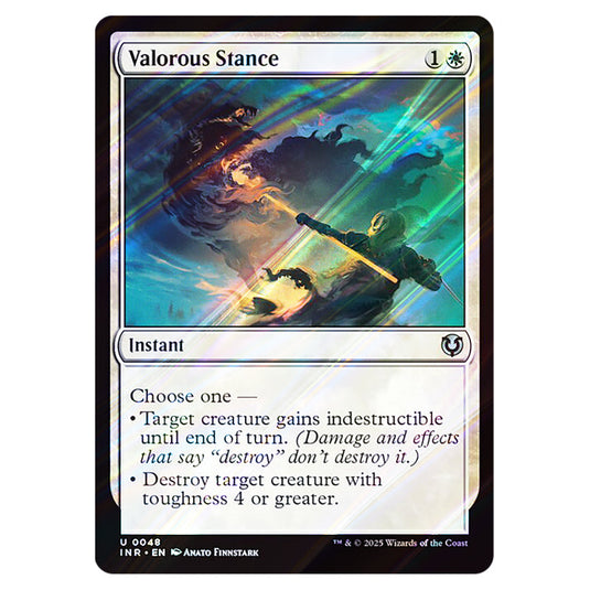 Valorous Stance 048 card from the Magic The Gathering set Innistrad Remastered