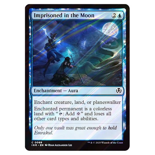 Imprisoned in the Moon 069 card from the Magic The Gathering set Innistrad Remastered