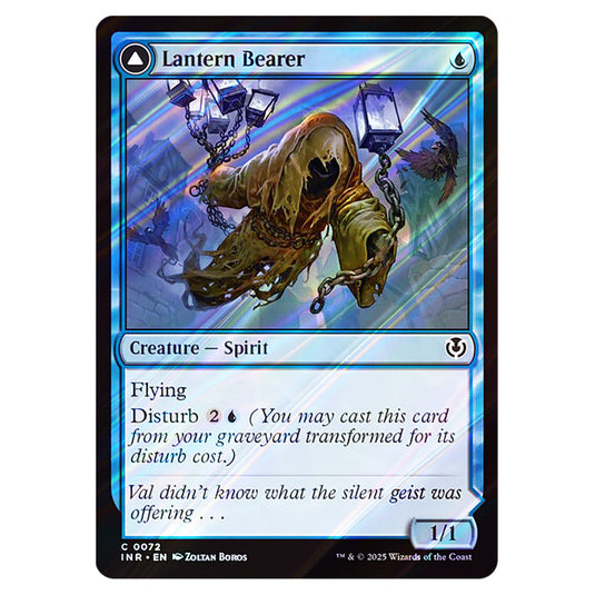 Lantern Bearer // Lanterns' Lift 072 card from the Magic The Gathering set Innistrad Remastered