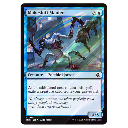 Makeshift Mauler 073 card from the Magic The Gathering set Innistrad Remastered