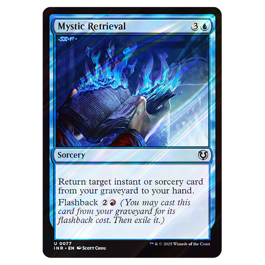 Mystic Retrieval 077 card from the Magic The Gathering set Innistrad Remastered