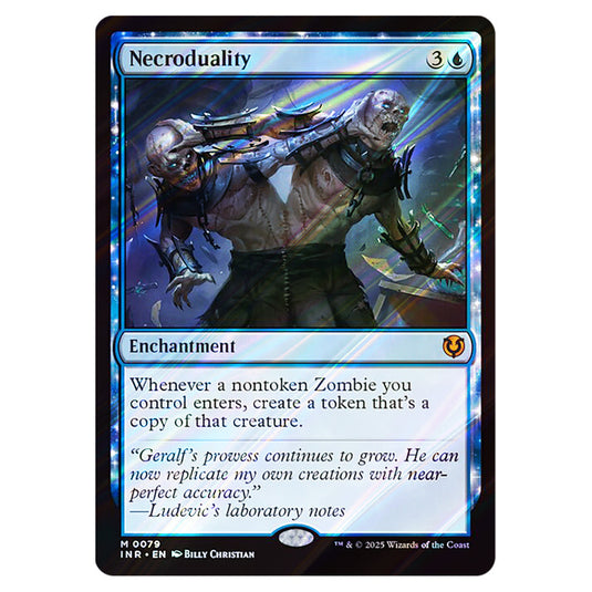 Necroduality 079 card from the Magic The Gathering set Innistrad Remastered