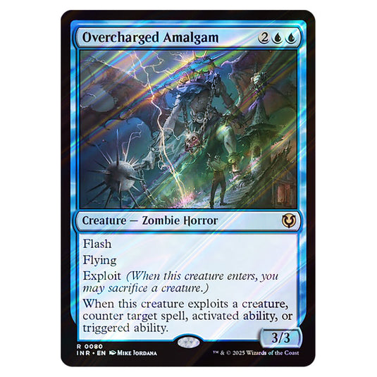 Overcharged Amalgam 080 card from the Magic The Gathering set Innistrad Remastered