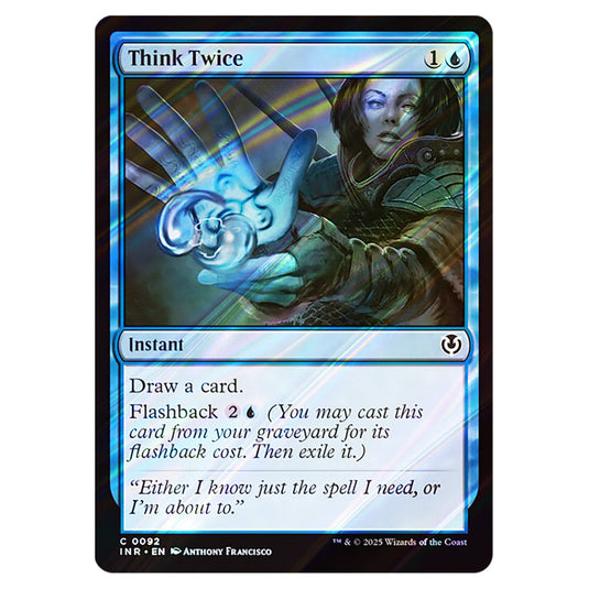 Think Twice 092 card from the Magic The Gathering set Innistrad Remastered