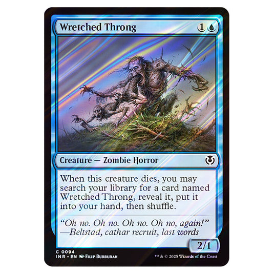 Wretched Throng 094 card from the Magic The Gathering set Innistrad Remastered