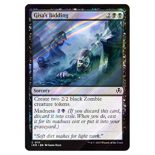 Gisa's Bidding 111 card from the Magic The Gathering set Innistrad Remastered