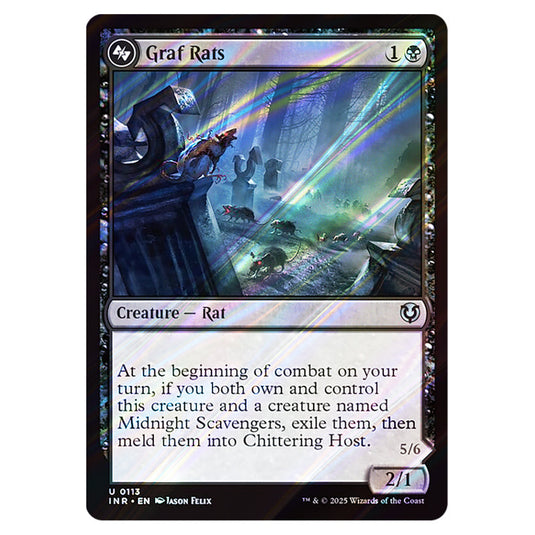 Graf Rats 113 card from the Magic The Gathering set Innistrad Remastered