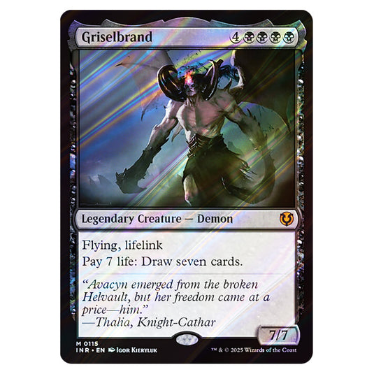Griselbrand 115 card from the Magic The Gathering set Innistrad Remastered