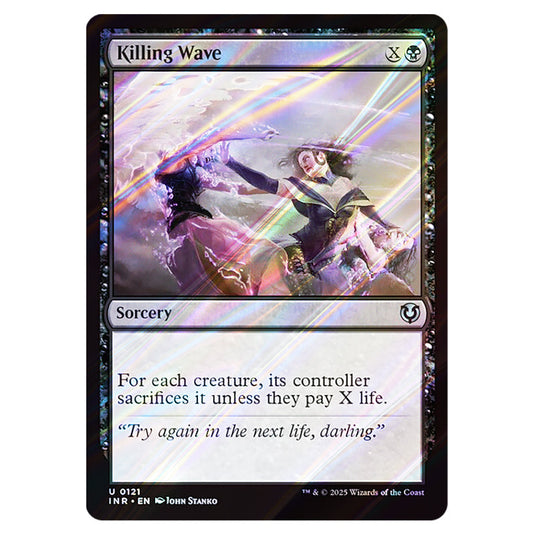 Killing Wave 121 card from the Magic The Gathering set Innistrad Remastered
