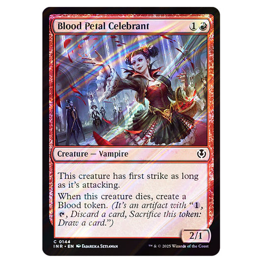 Blood Petal Celebrant 144 card from the Magic The Gathering set Innistrad Remastered
