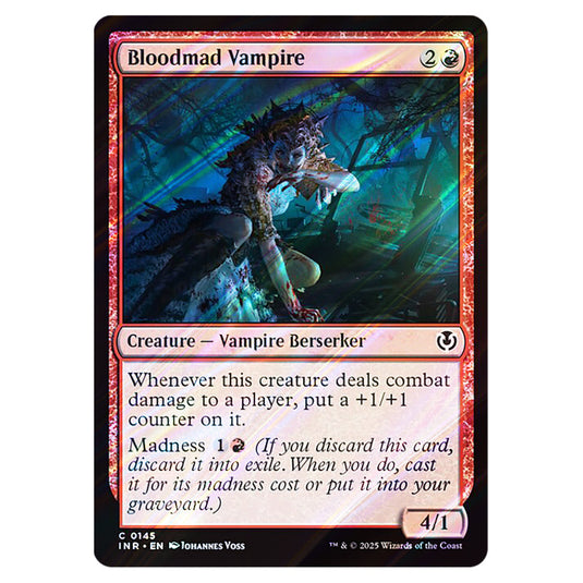 Bloodmad Vampire 145 card from the Magic The Gathering set Innistrad Remastered