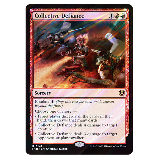 Collective Defiance 149 card from the Magic The Gathering set Innistrad Remastered