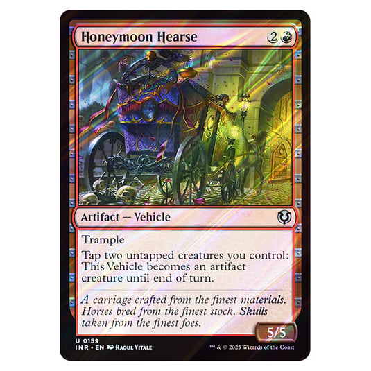 Honeymoon Hearse 159 card from the Magic The Gathering set Innistrad Remastered