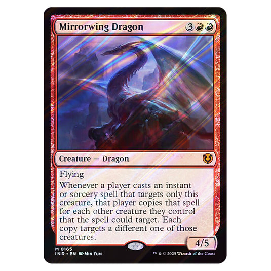 Mirrorwing Dragon 165 card from the Magic The Gathering set Innistrad Remastered