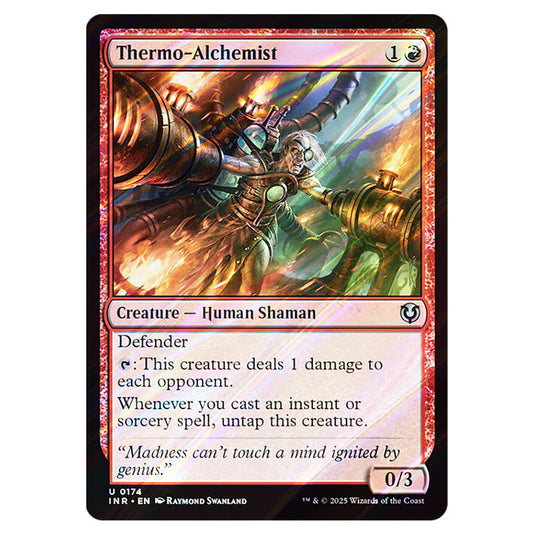 Thermo-Alchemist 174 card from the Magic The Gathering set Innistrad Remastered