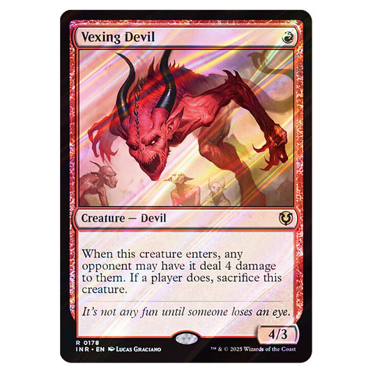 Vexing Devil 178 card from the Magic The Gathering set Innistrad Remastered