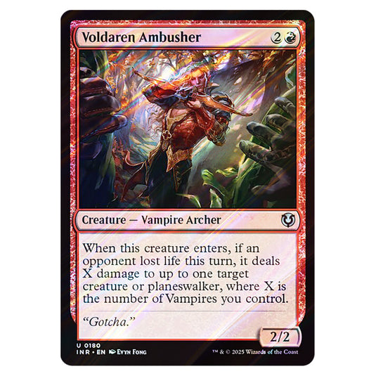 Voldaren Ambusher 180 card from the Magic The Gathering set Innistrad Remastered