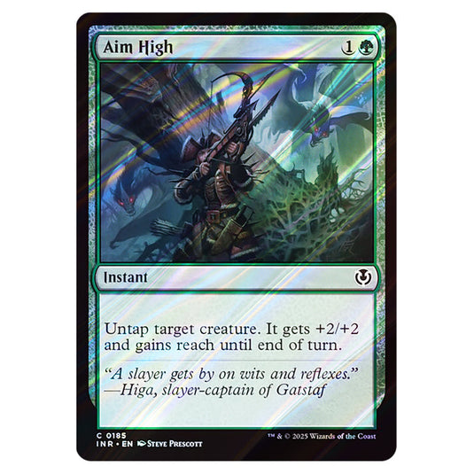 Aim High 185 card from the Magic The Gathering set Innistrad Remastered