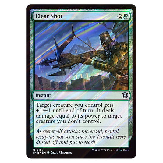 Clear Shot 188 card from the Magic The Gathering set Innistrad Remastered