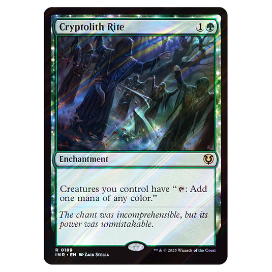 Cryptolith Rite 189 card from the Magic The Gathering set Innistrad Remastered