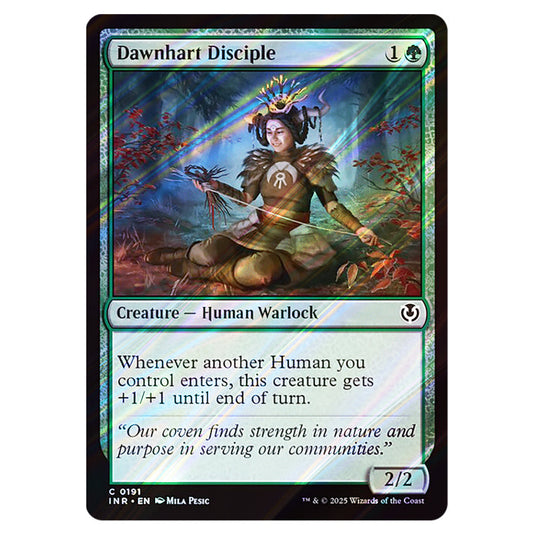 Dawnhart Disciple 191 card from the Magic The Gathering set Innistrad Remastered
