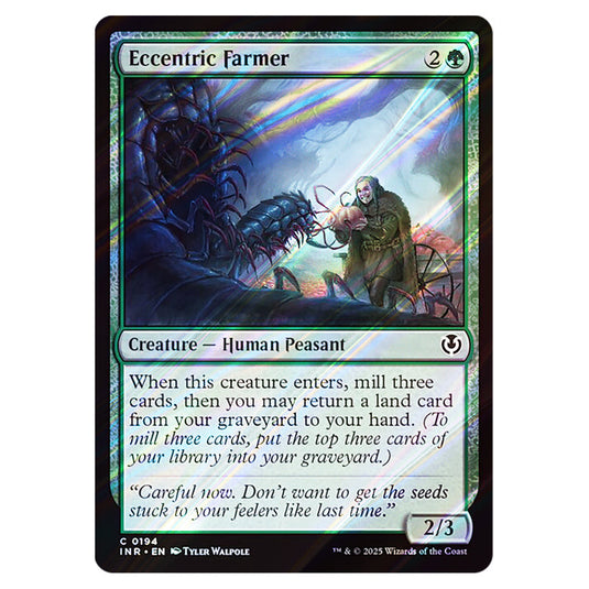 Eccentric Farmer 194 card from the Magic The Gathering set Innistrad Remastered