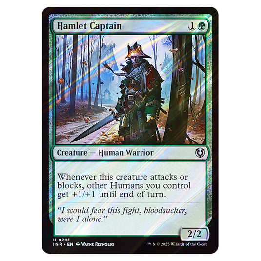 Hamlet Captain 201 card from the Magic The Gathering set Innistrad Remastered
