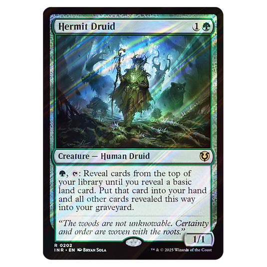 Hermit Druid 202 card from the Magic The Gathering set Innistrad Remastered