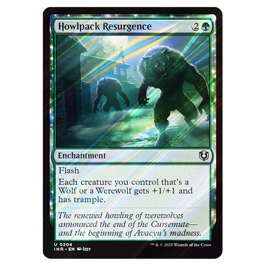 Howlpack Resurgence 204 card from the Magic The Gathering set Innistrad Remastered