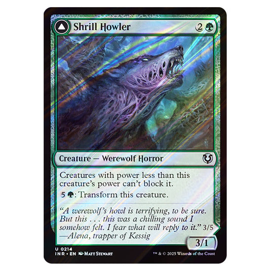 Shrill Howler // Howling Chorus 214 card from the Magic The Gathering set Innistrad Remastered