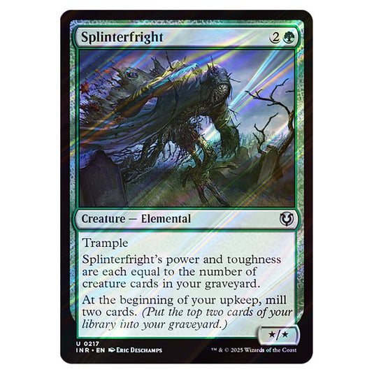 Splinterfright 217 card from the Magic The Gathering set Innistrad Remastered