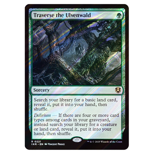 Traverse the Ulvenwald 221 card from the Magic The Gathering set Innistrad Remastered