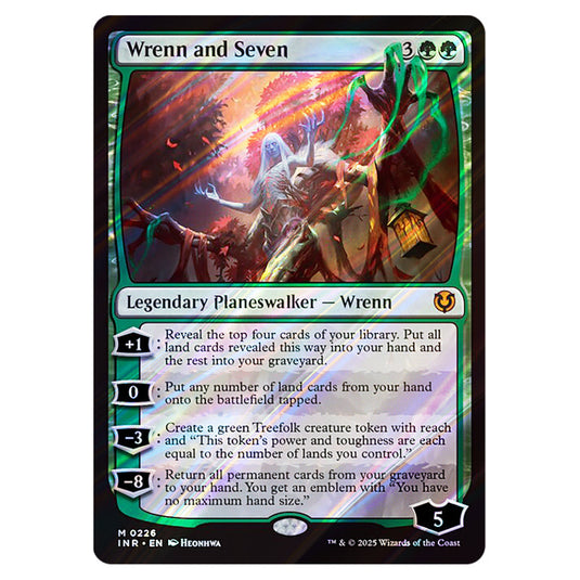 Wrenn and Seven 226 card from the Magic The Gathering set Innistrad Remastered