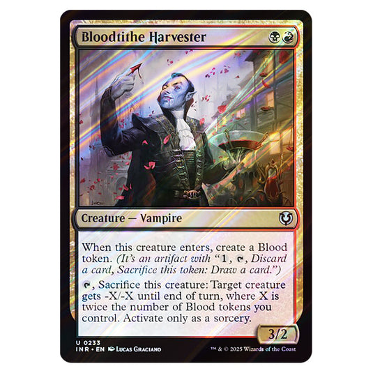 Bloodtithe Harvester 233 card from the Magic The Gathering set Innistrad Remastered