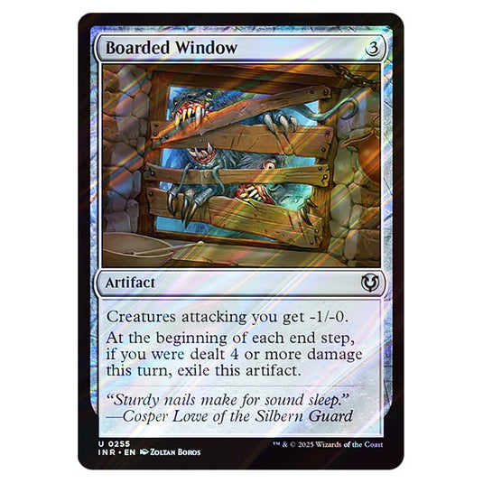 Boarded Window 255 card from the Magic The Gathering set Innistrad Remastered