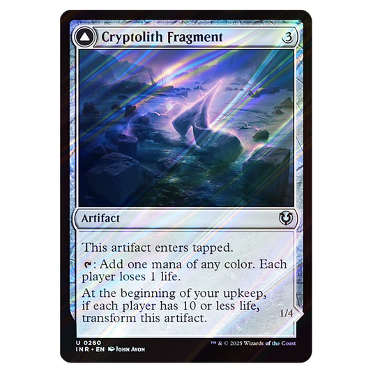 Cryptolith Fragment // Aurora of Emrakul 260 card from the Magic The Gathering set Innistrad Remastered