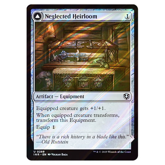 Neglected Heirloom // Ashmouth Blade 269 card from the Magic The Gathering set Innistrad Remastered