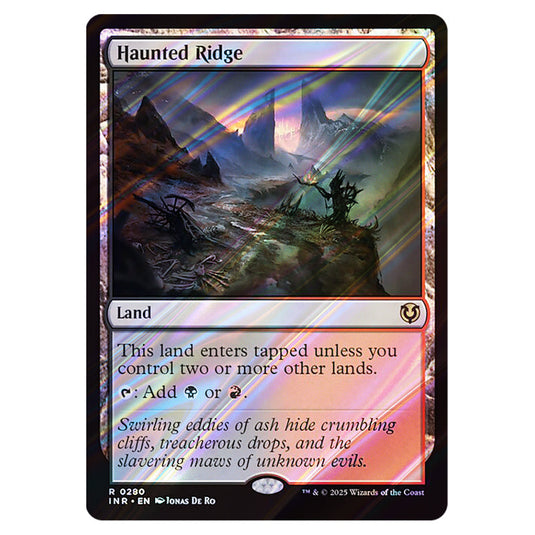 Haunted Ridge 280 card from the Magic The Gathering set Innistrad Remastered