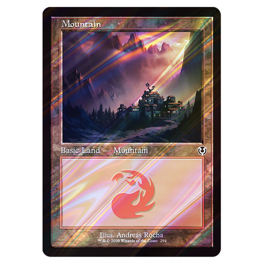 Mountain 294 card from the Magic The Gathering set Innistrad Remastered